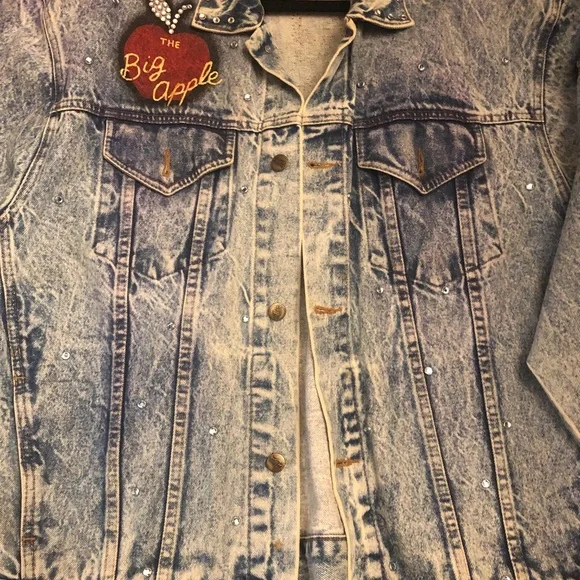 VNT 80s Tony Alamo Designer Jean Jacket - Picture 12 of 16